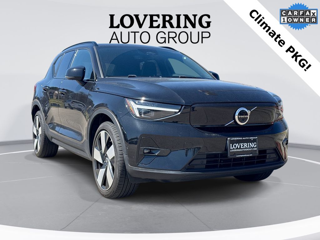 Onyx Black Metallic 2024 Volvo XC40 Recharge Twin Plus eAWD SUV / Crossover All-Wheel Drive 1-Speed Automatic