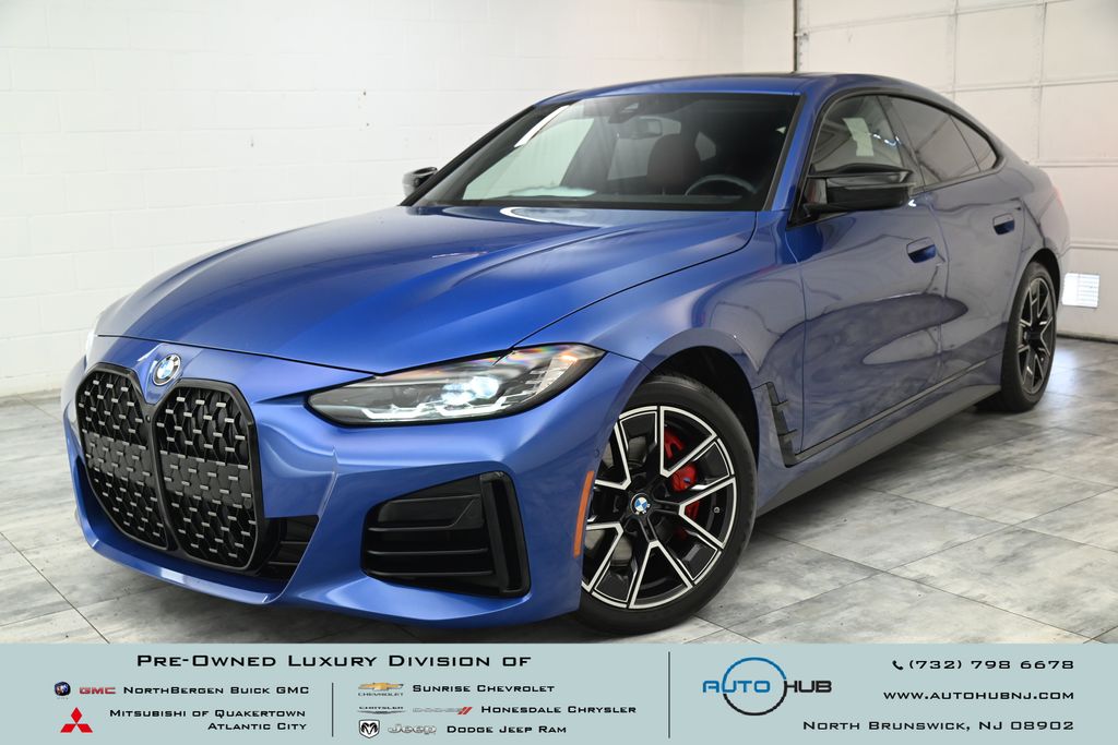 Portimao Blue Metallic 2024 BMW 4 Series Coupe All-Wheel Drive 8-Speed Automatic