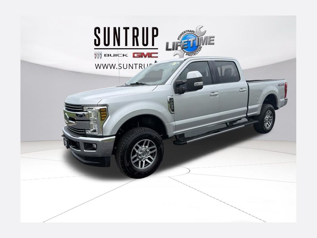 Ingot Silver 2019 Ford F-250 Super Duty Lariat Crew Cab 4WD Pickup Truck Four-Wheel Drive 6-Speed Automatic