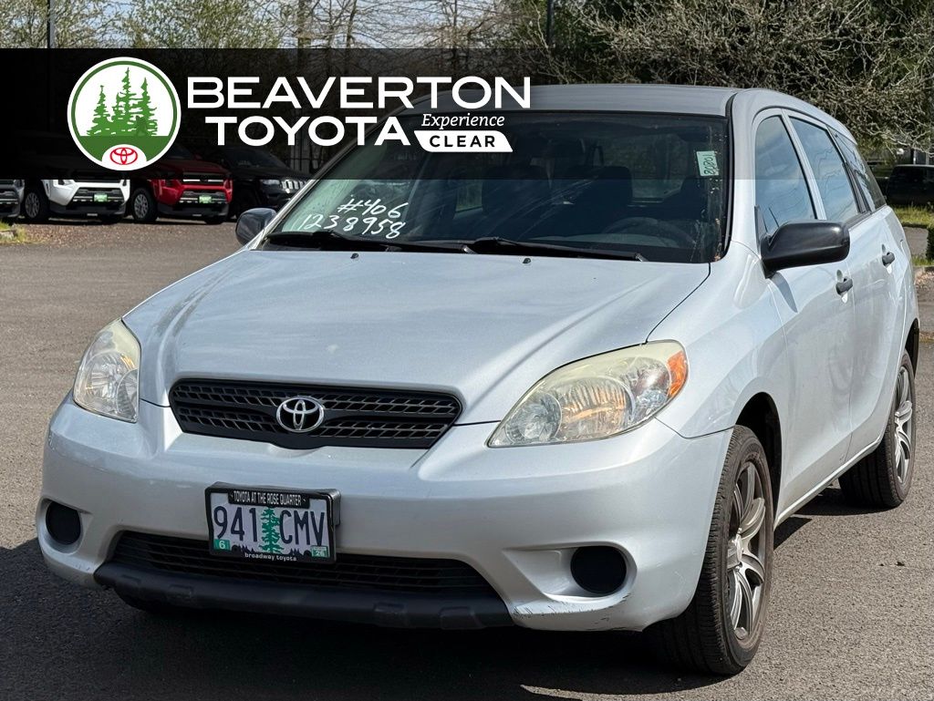 Silver 2006 Toyota Matrix FWD Hatchback Front-Wheel Drive 5-Speed Manual Overdrive