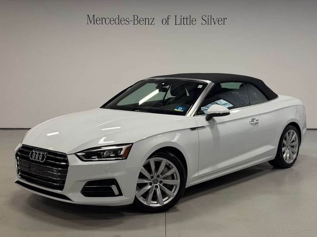 Ibis White 2018 Audi A5 2.0T quattro Premium Plus Cabriolet AWD Convertible All-Wheel Drive 7-Speed Automatic