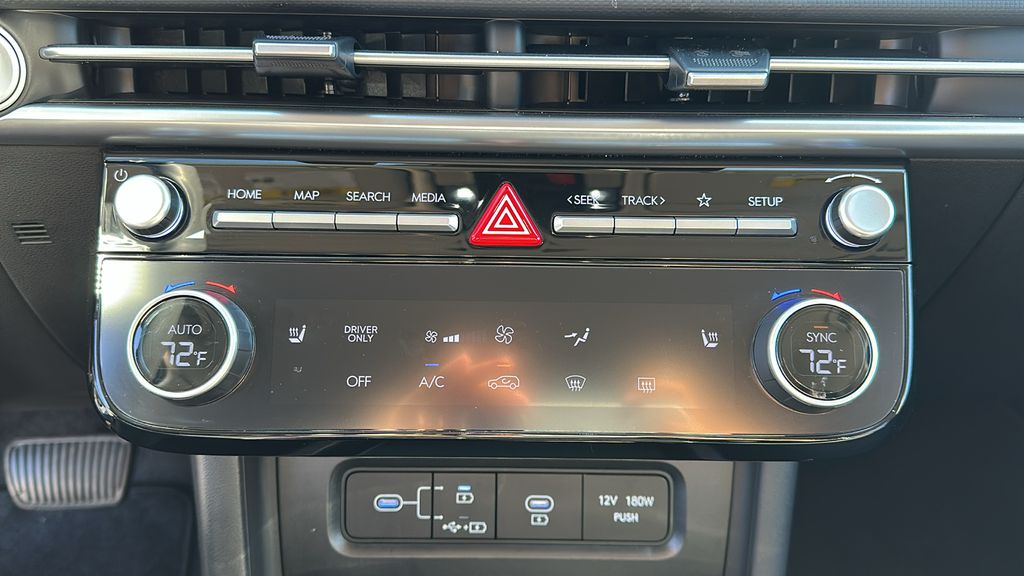 2025 Hyundai Tucson Hybrid Blue White at Baytown Hyundai