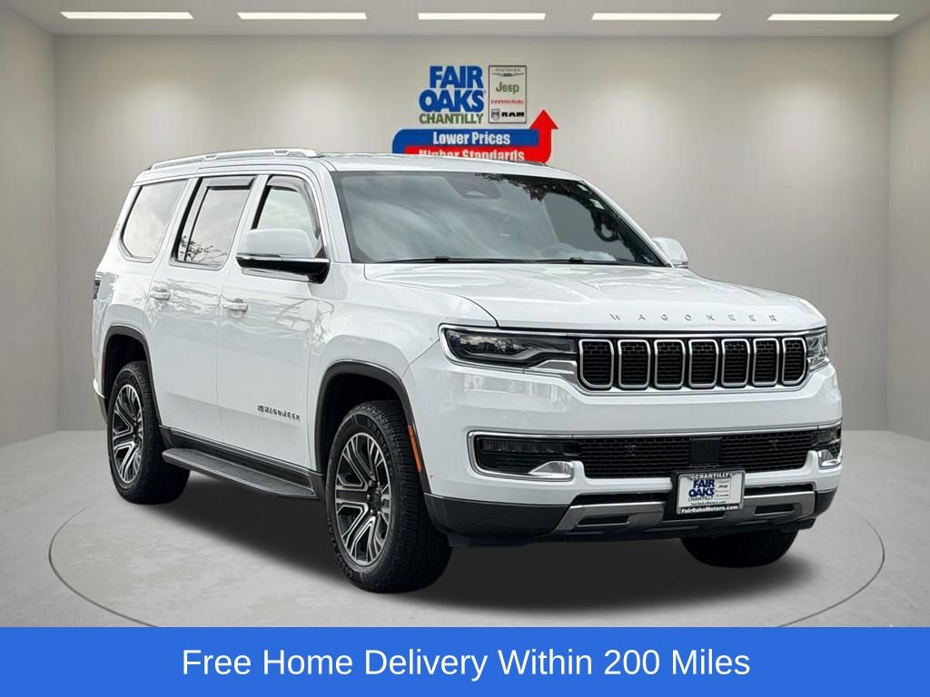 Bright White Clearcoat 2022 Jeep Wagoneer SUV / Crossover Four-Wheel Drive 8-Speed Automatic