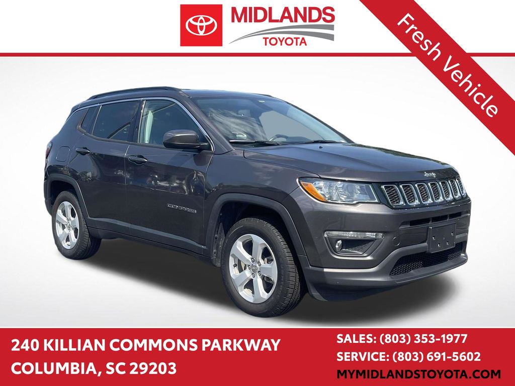 Gray (Granite Crystal Metallic Clearcoat) 2021 Jeep Compass SUV / Crossover Four-Wheel Drive 9-Speed Automatic