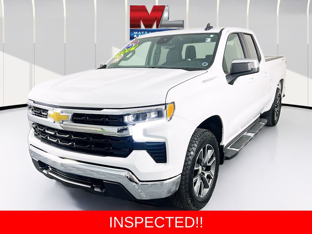 Summit White 2024 Chevrolet Silverado 1500 Pickup Truck Four-Wheel Drive 8-Speed Automatic