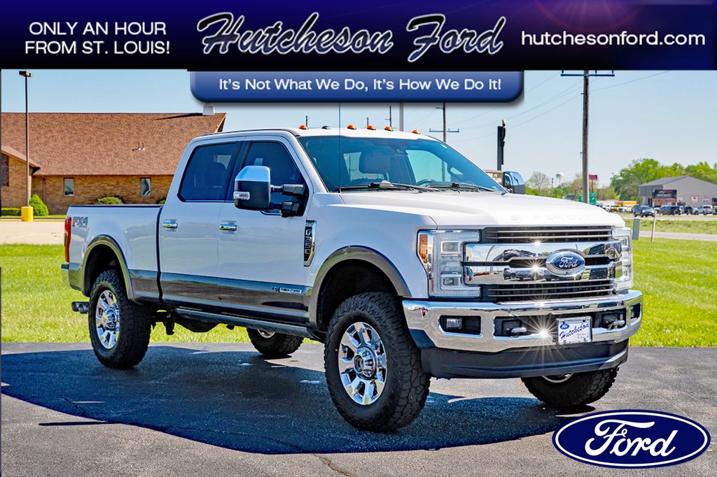 Brown 2018 Ford F-350 Super Duty King Ranch Crew Cab 4WD Pickup Truck Four-Wheel Drive 6-Speed Automatic
