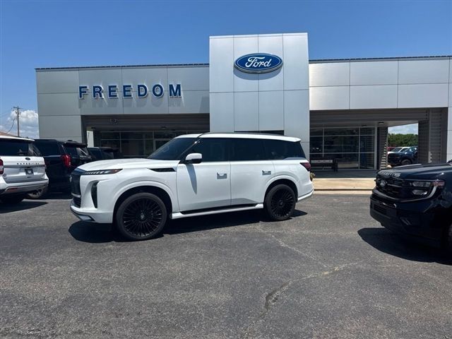 Radiant White 2025 INFINITI QX80 SUV / Crossover All-Wheel Drive 9-Speed Automatic