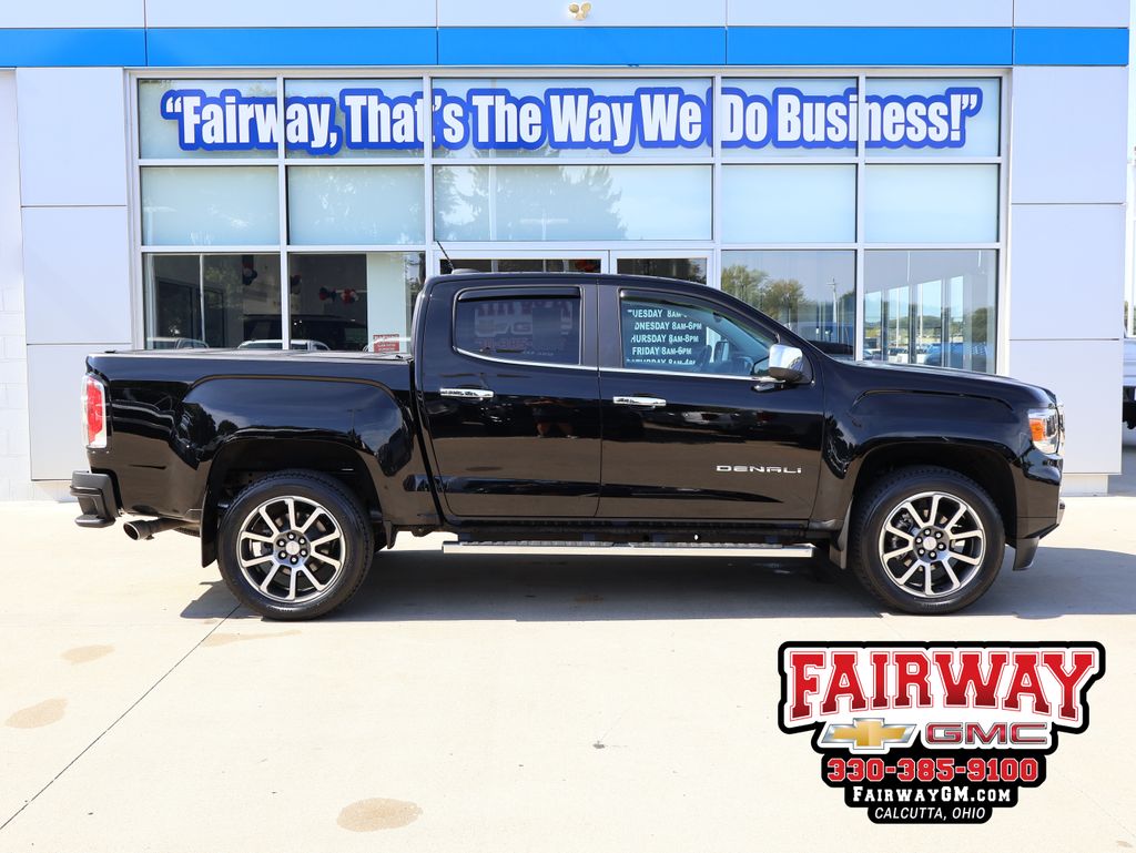 Onyx Black 2021 GMC Canyon Pickup Truck Four-Wheel Drive 8-Speed Automatic