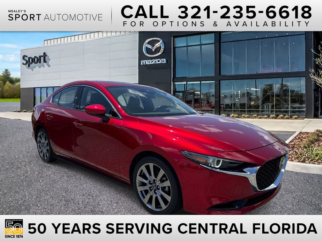 Soul Red Crystal Metallic 2021 Mazda MAZDA3 Premium Sedan FWD Sedan Front-Wheel Drive 6-Speed Automatic