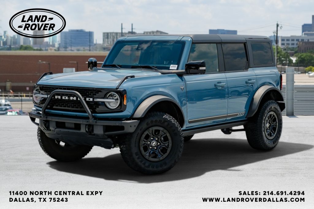 Lightning Blue 2021 Ford Bronco SUV / Crossover Four-Wheel Drive Automatic