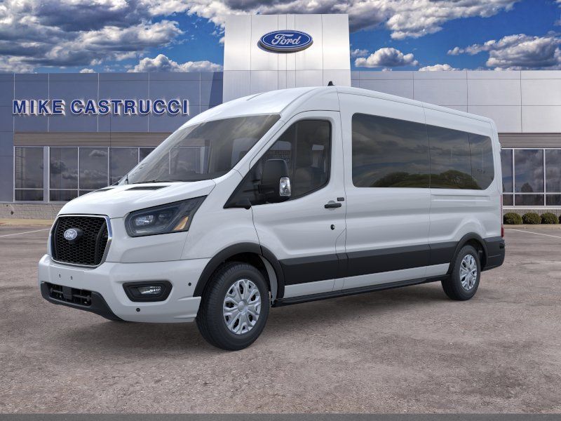 Oxford White 2026 Ford Transit Passenger Van Rear-Wheel Drive