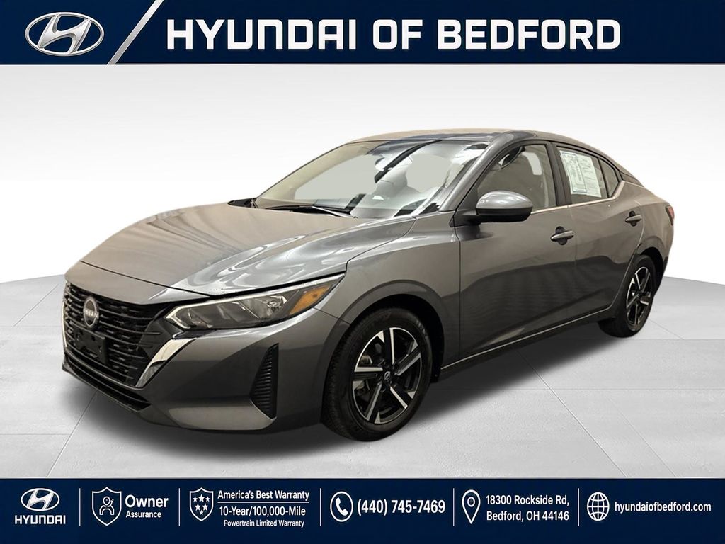 Gray (Gun Metallic) 2025 Nissan Sentra Sedan Front-Wheel Drive Continuously Variable Transmission
