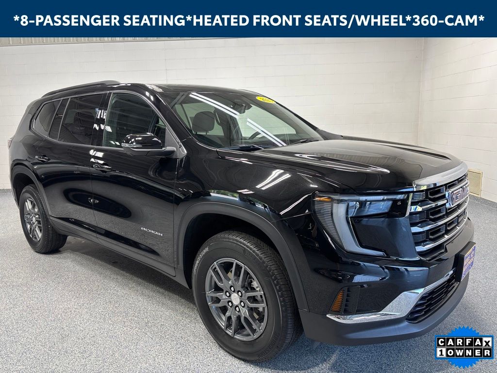 Black (Ebony Twilight Metallic) 2025 GMC Acadia SUV / Crossover Four-Wheel Drive 8-Speed Automatic