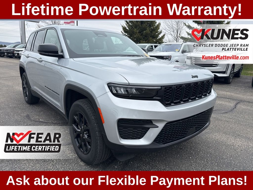 Silver Zynith 2025 Jeep Grand Cherokee SUV / Crossover Four-Wheel Drive 8-Speed Automatic