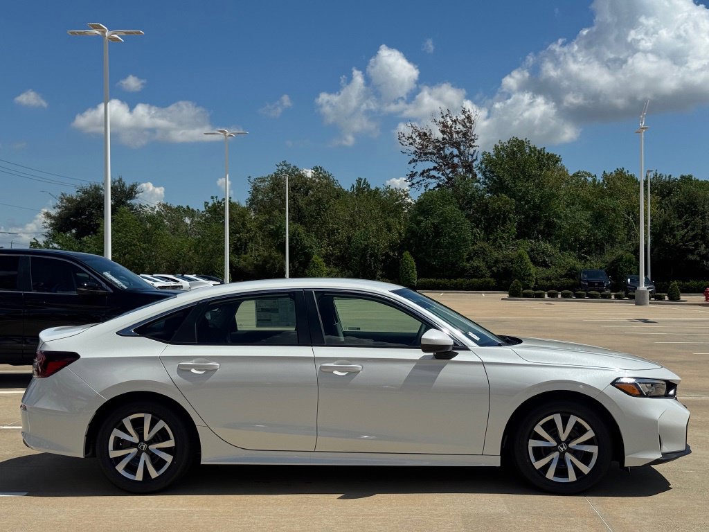 2026 Honda Civic LX White at Community Honda