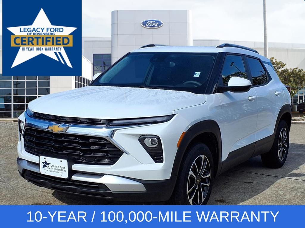 2025 Chevrolet TrailBlazer LT White at AutoSavvy Houston Southwest