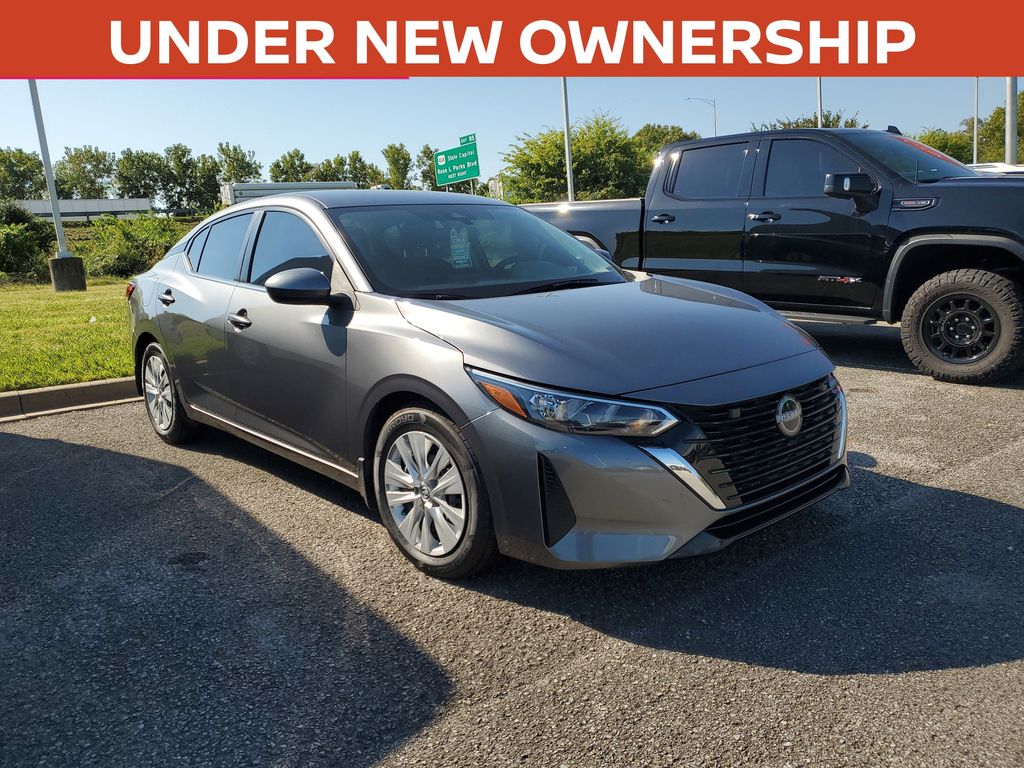 Gray (Gun Metallic) 2024 Nissan Sentra Sedan Front-Wheel Drive Continuously Variable Transmission