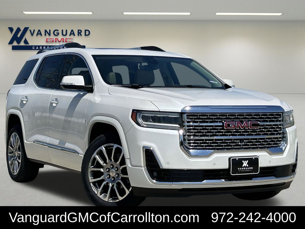 White Frost Tricoat 2023 GMC Acadia Denali FWD SUV / Crossover Front-Wheel Drive 9-Speed Automatic