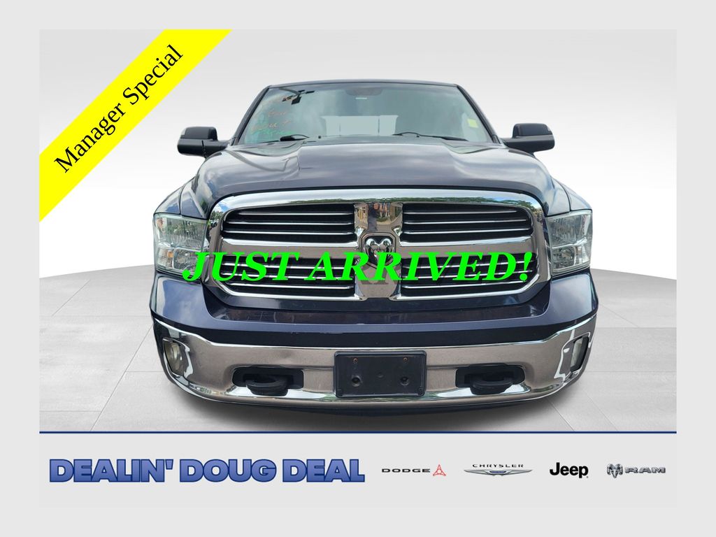 True Blue Pearlcoat 2013 RAM 1500 Pickup Truck Four-Wheel Drive 6-Speed Automatic