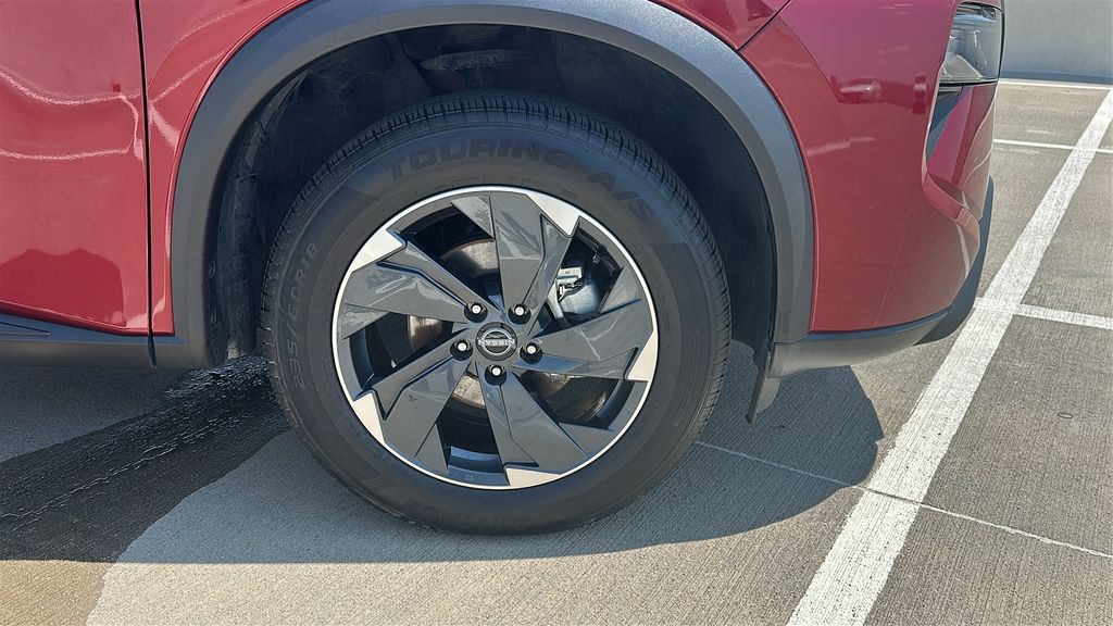 2025 Nissan Rogue SV Red at South Houston Nissan
