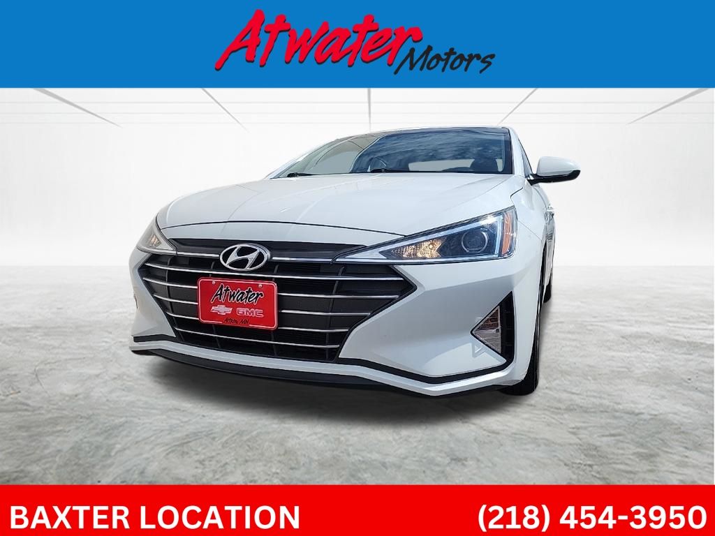 Quartz White Pearl 2020 Hyundai Elantra Sedan Front-Wheel Drive Continuously Variable Transmission