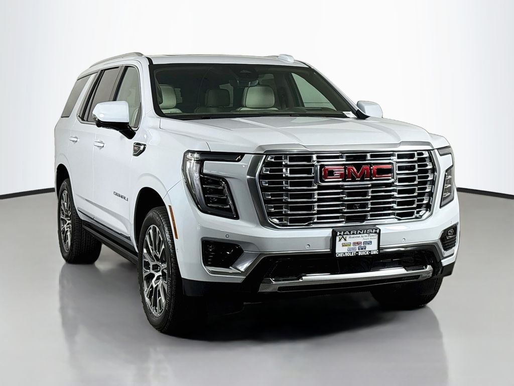 Glacier White Tricoat 2026 GMC Yukon SUV / Crossover Four-Wheel Drive 