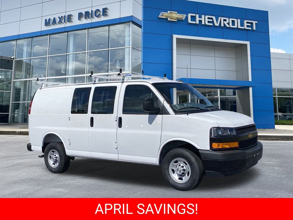 Summit White 2025 Chevrolet Express Cargo 2500 RWD Van Rear-Wheel Drive 8-Speed Automatic Overdrive