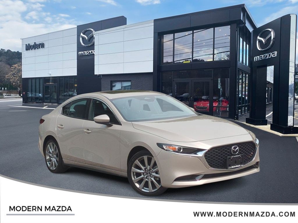 Gray (Platinum Quartz Metallic) 2026 Mazda MAZDA3 Sedan Front-Wheel Drive 6-Speed Automatic