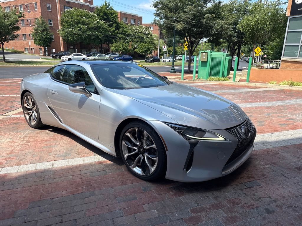 Gray (Liquid Platinum) 2018 Lexus LC Coupe Rear-Wheel Drive Automatic