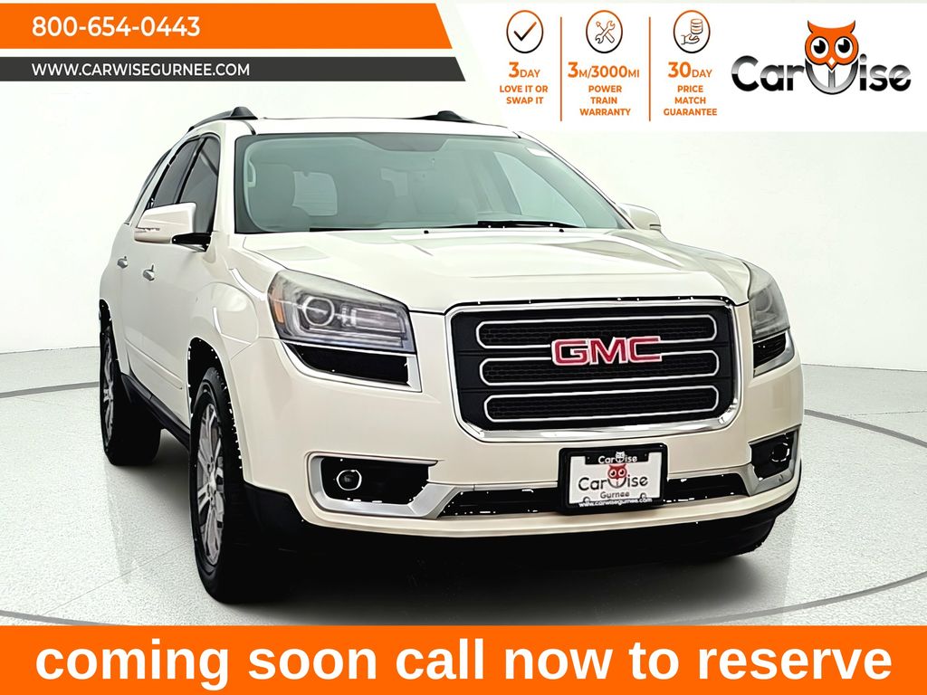 White Diamond Clearcoat 2013 GMC Acadia SUV / Crossover Front-Wheel Drive 6-Speed Automatic