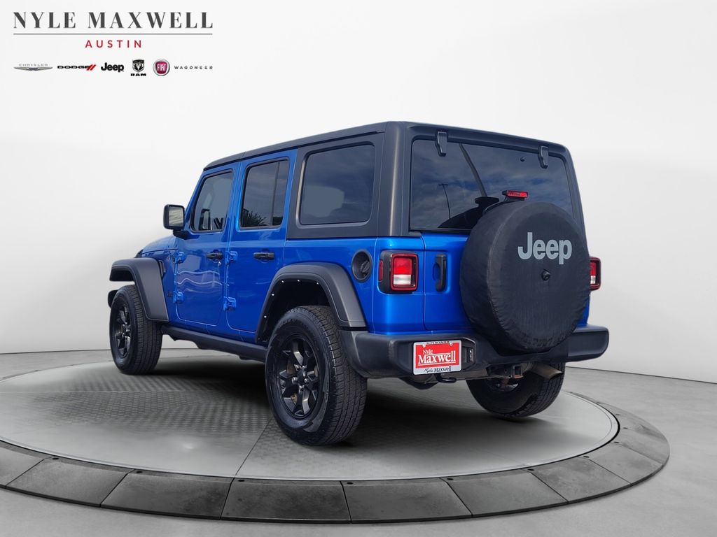 Used Car 2021 Jeep Wrangler  Unlimited Willys For Sale Under $30,000 In Austin, Texas