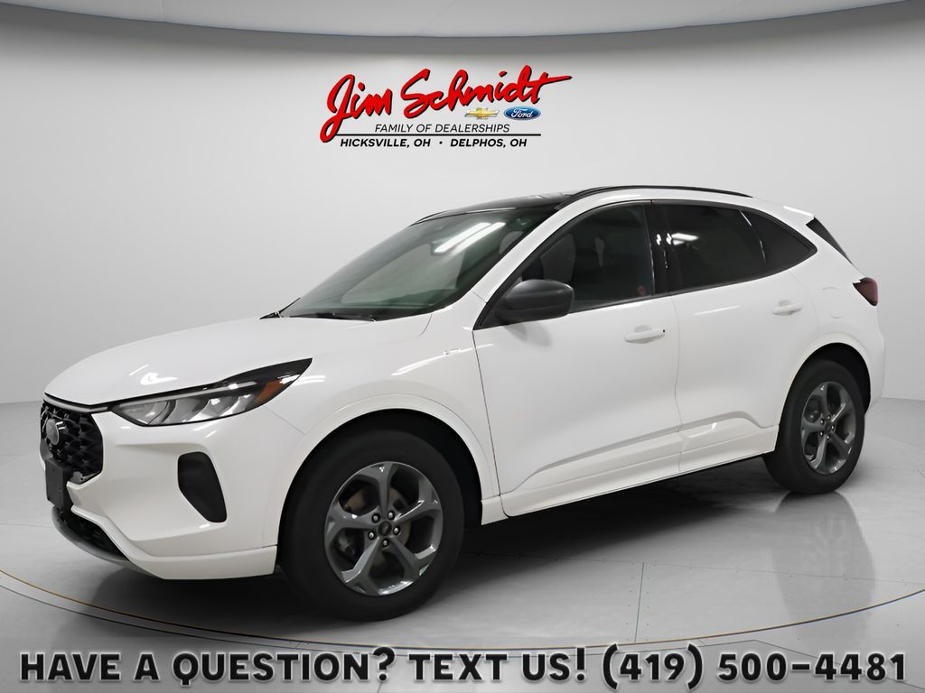 Star White Metallic Tri-Coat 2024 Ford Escape SUV / Crossover All-Wheel Drive 8-Speed Automatic