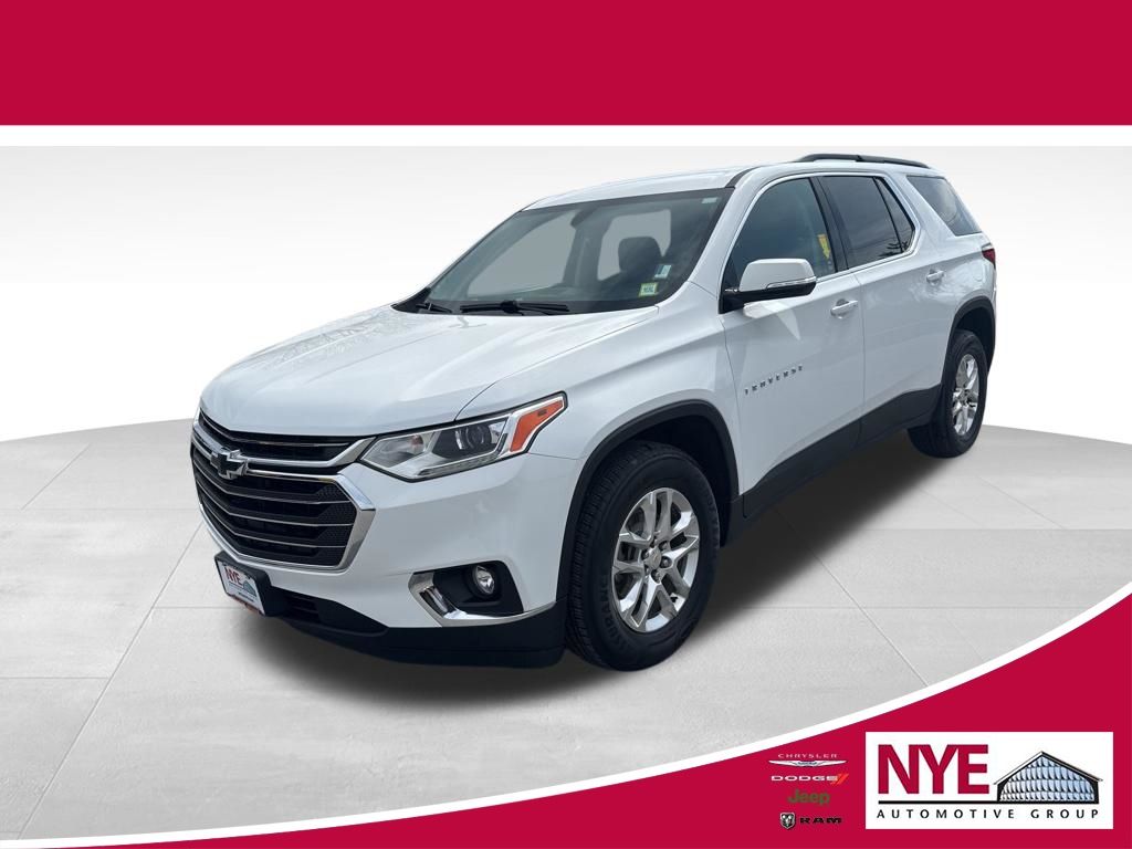 Summit White 2019 Chevrolet Traverse LT Cloth AWD SUV / Crossover Four-Wheel Drive 9-Speed Automatic