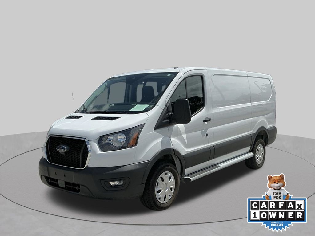 Oxford White 2025 Ford Transit Cargo Van Rear-Wheel Drive