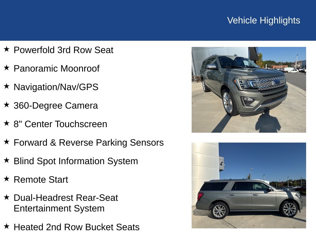 2019 Ford Expedition MAX Platinum