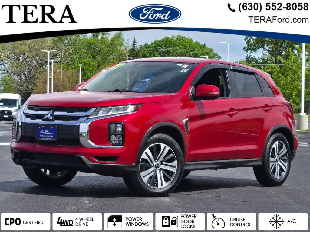 Red 2021 Mitsubishi Outlander Sport SE AWC SUV / Crossover All-Wheel Drive Continuously Variable Transmission