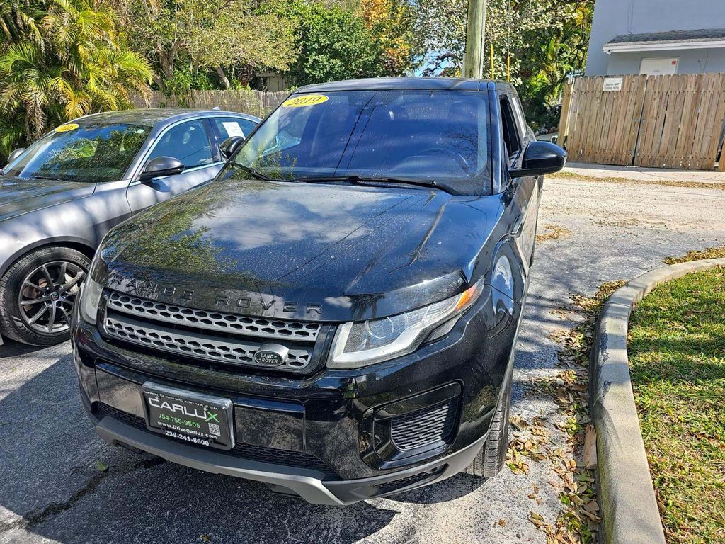 Black 2019 Land Rover Range Rover Evoque SE AWD SUV / Crossover All-Wheel Drive Automatic