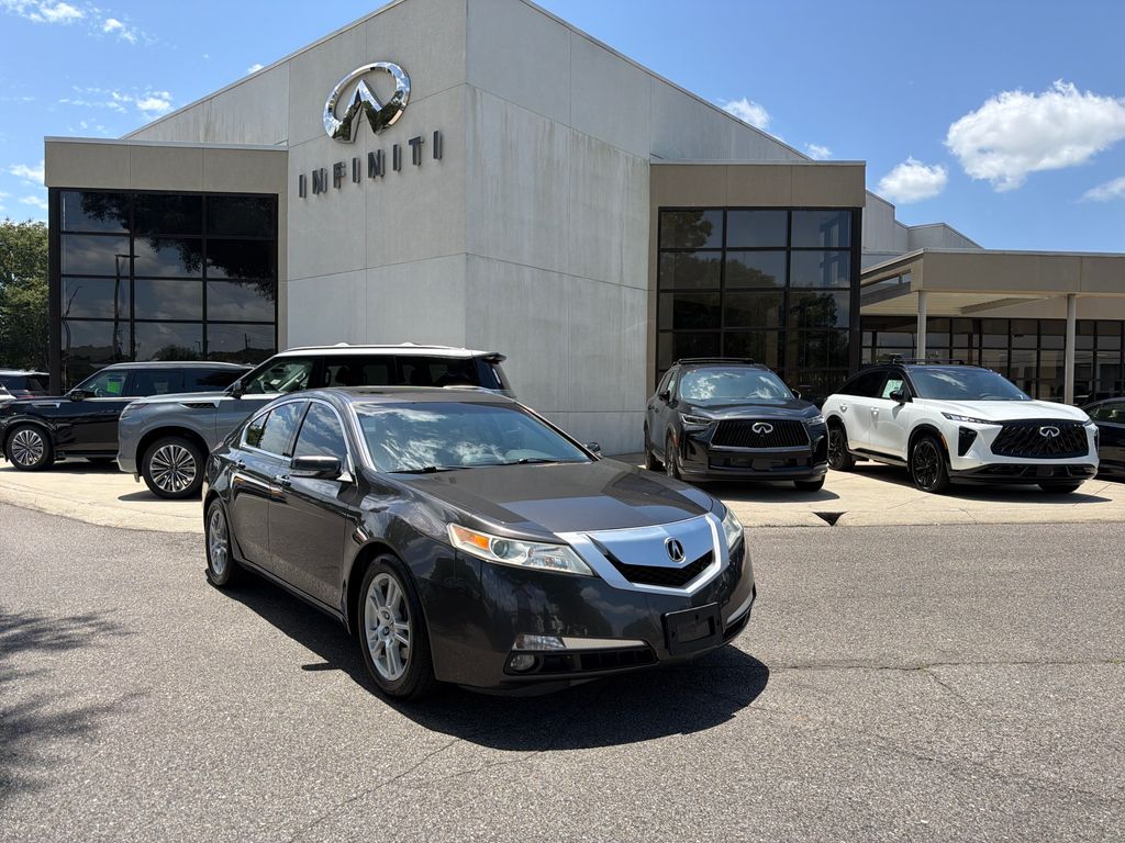 Gray 2010 Acura TL Sedan Front-Wheel Drive 5-Speed Automatic