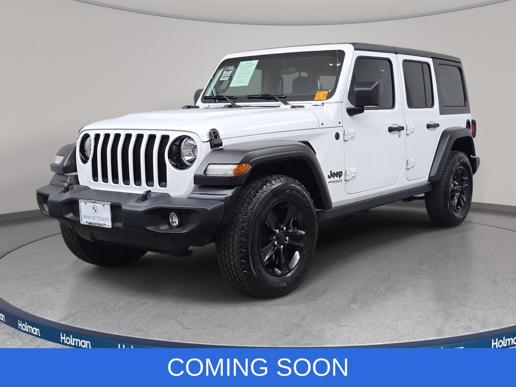 Bright White Clearcoat 2021 Jeep Wrangler Unlimited Sport Altitude 4WD SUV / Crossover Four-Wheel Drive 8-Speed Automatic