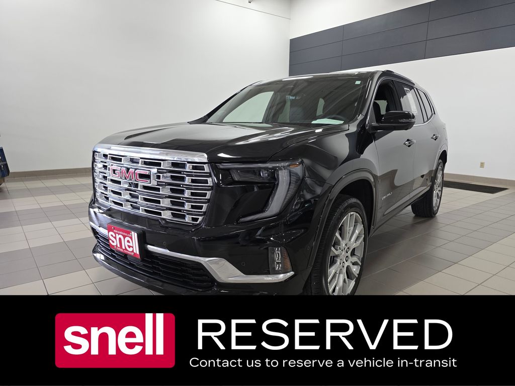 Black (Ebony Twilight Metallic) 2025 GMC Acadia SUV / Crossover Four-Wheel Drive 8-Speed Automatic