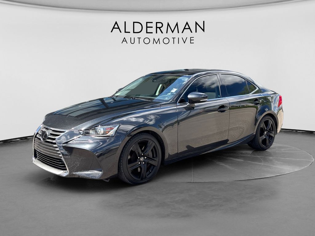 Black (Caviar) 2019 Lexus IS Sedan Rear-Wheel Drive Automatic