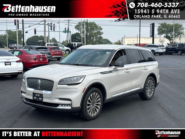 Pearl Metallic 2020 Lincoln Aviator SUV / Crossover All-Wheel Drive Automatic