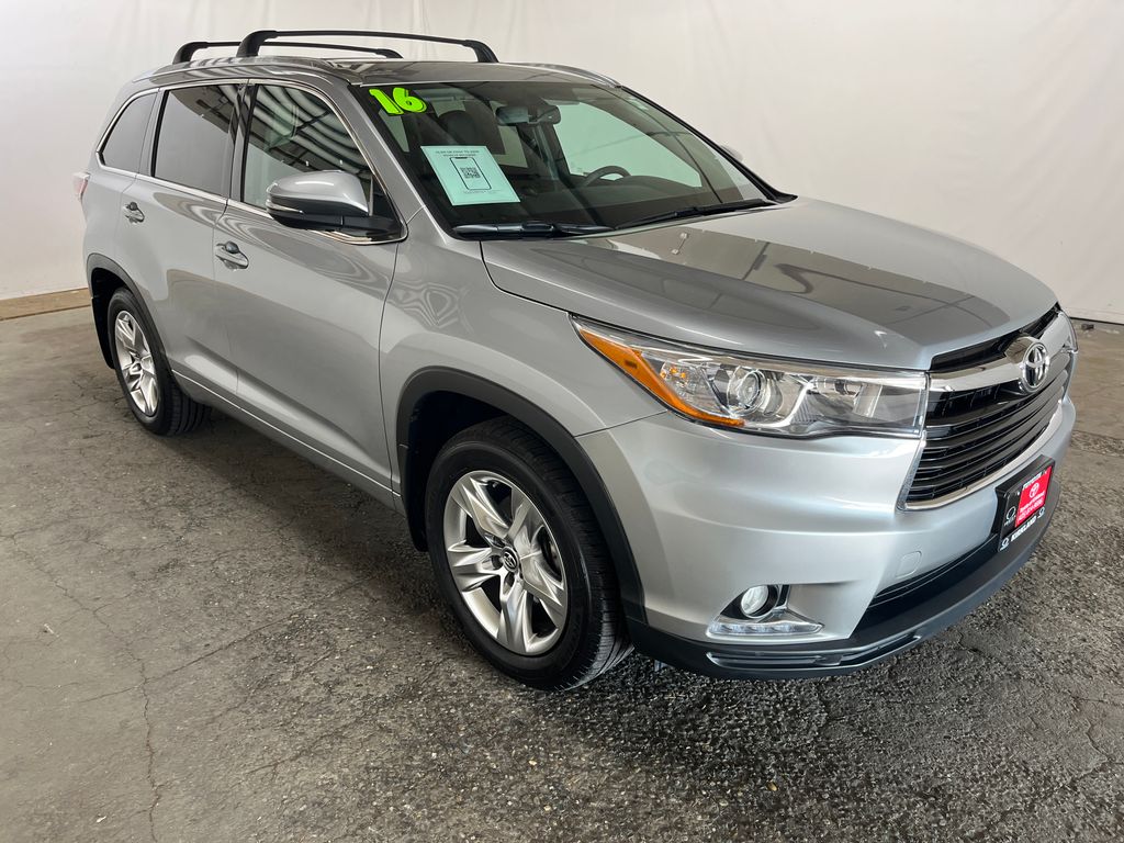 Silver Sky Metallic 2016 Toyota Highlander SUV / Crossover All-Wheel Drive 6-Speed Automatic Overdrive
