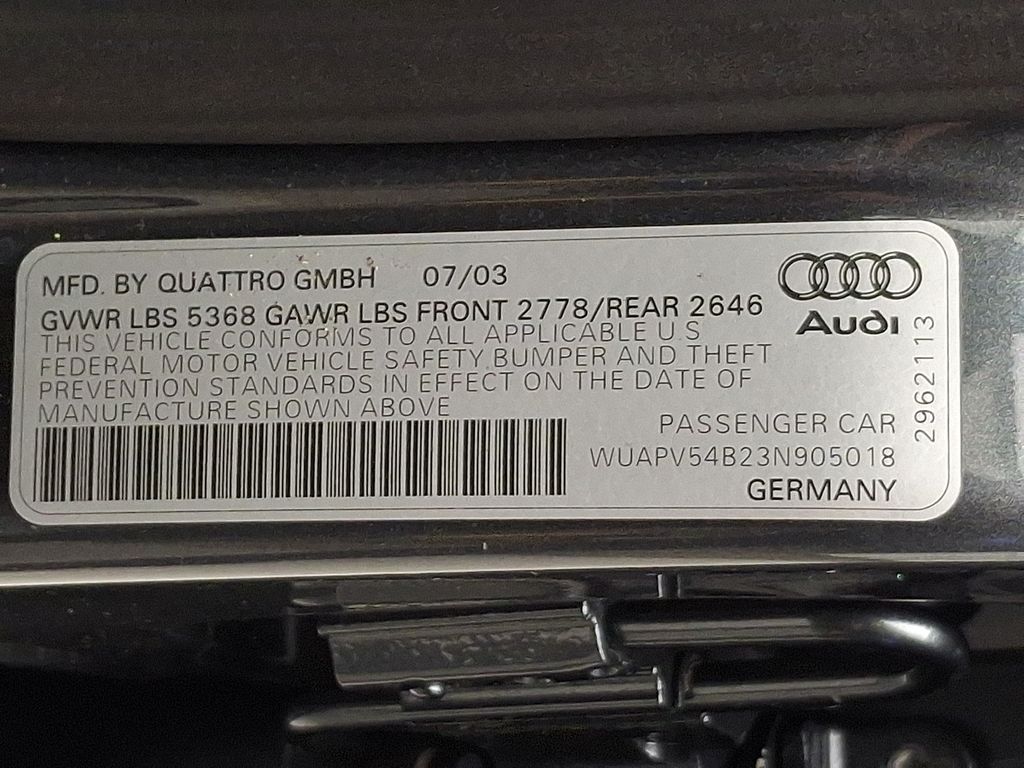 Thumbnail: 2003 Audi RS 6 - 27