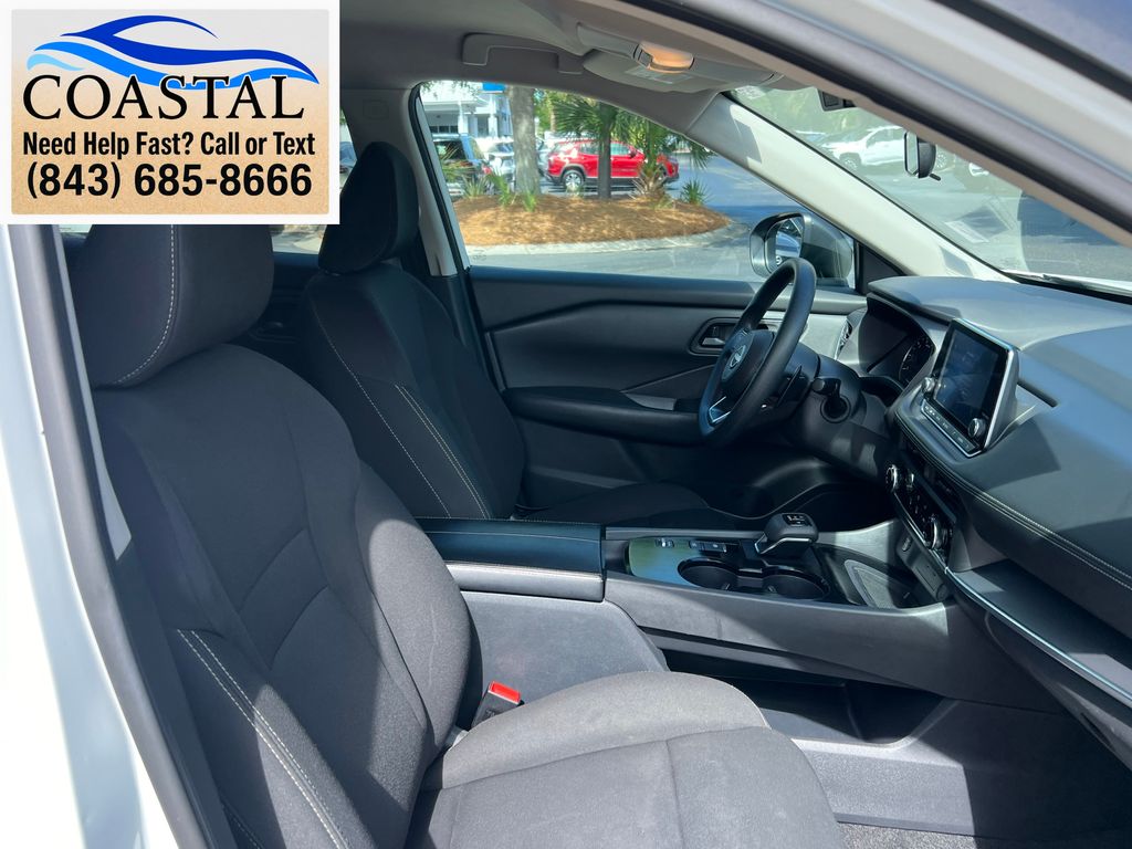 2024 Nissan Rogue S White at Coastal Chevrolet Cadillac