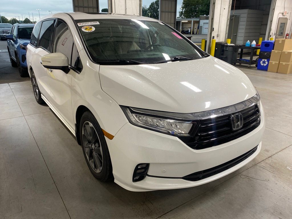 Platinum White Pearl 2023 Honda Odyssey Minivan Front-Wheel Drive Automatic