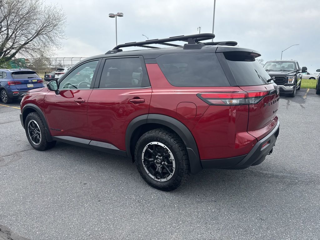 2024 Nissan Pathfinder Rock Creek Red at South Hills Kia