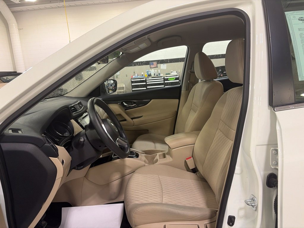 2017 Nissan Rogue S White at Sutliff Volkswagen