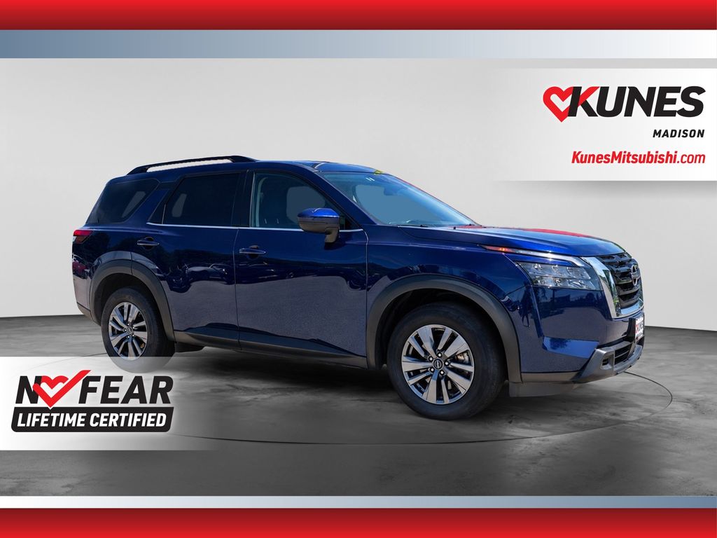 Deep Ocean Blue Pearl 2025 Nissan Pathfinder SUV / Crossover All-Wheel Drive 9-Speed Automatic