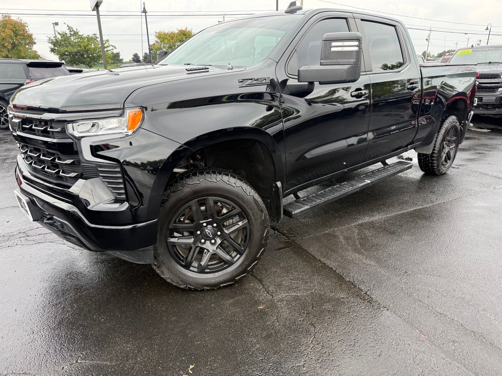 Black 2023 Chevrolet Silverado 1500 Pickup Truck Four-Wheel Drive Automatic